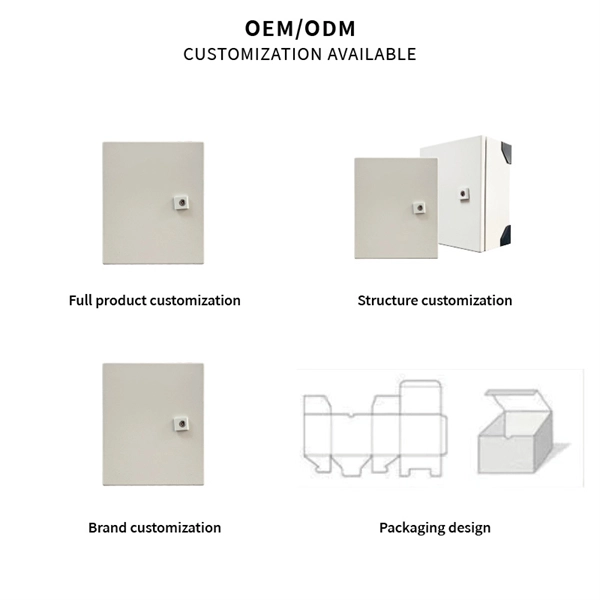 Space reserved for opening doors of electrical distribution boxes at construction sites